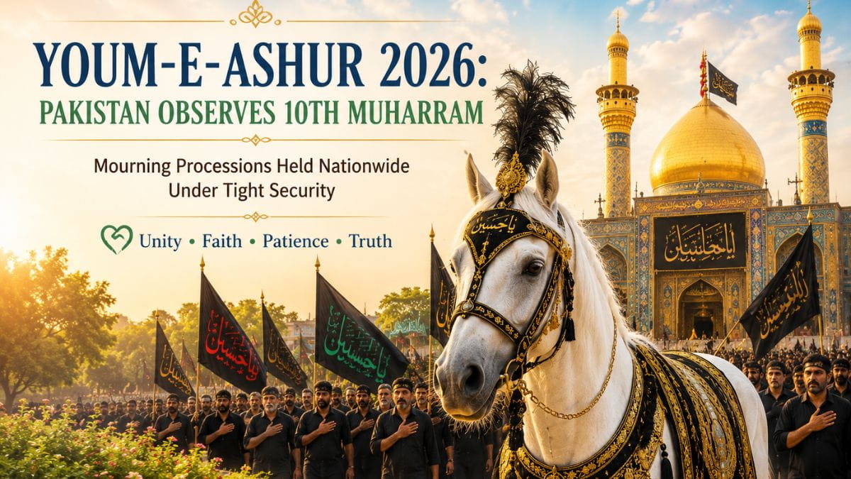 Youm-e-Ashur 2026 Mourning Processions Held Nationwide