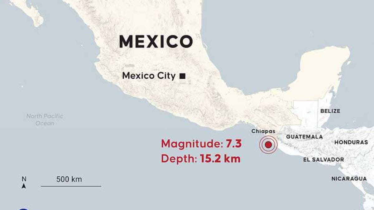 7.3 Magnitude Earthquake Strikes Southern Mexico, Tremors Felt in Guatemala and El Salvador