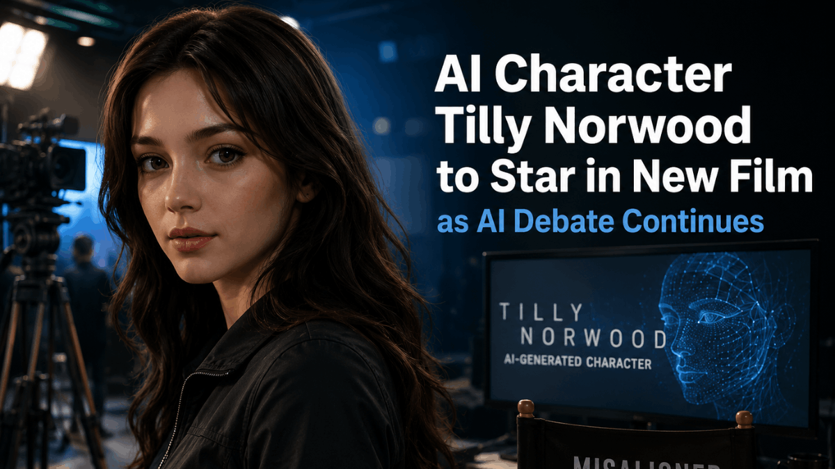AI Character Tilly Norwood to Star in New Film as AI Debate Continues