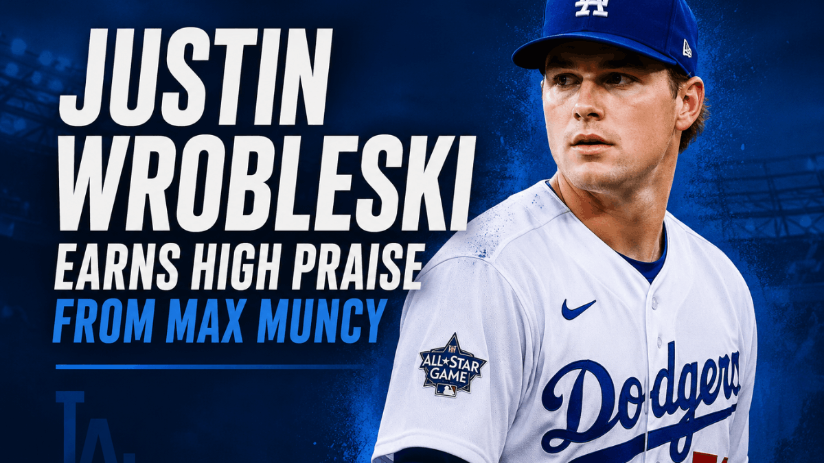 Max Muncy Supports Justin Wrobleski After Selection