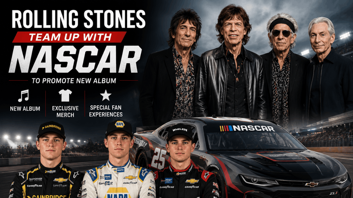 Rolling Stones Team Up With NASCAR to Promote New Album