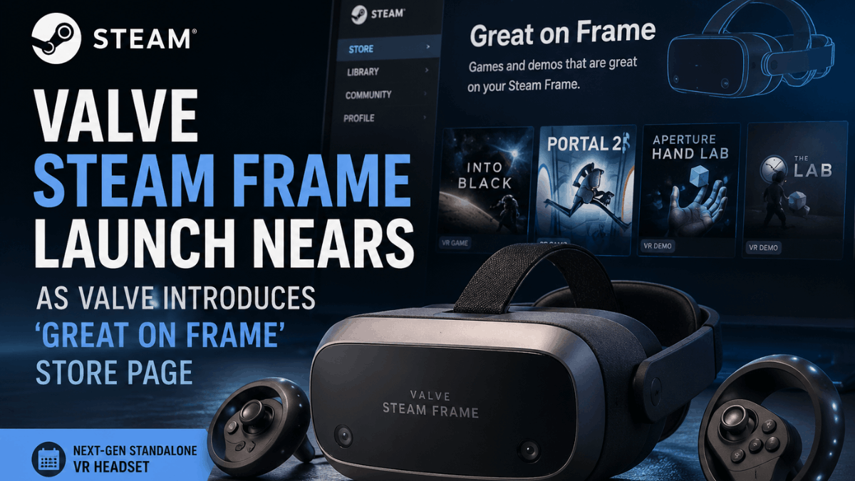Valve Steam Frame Launch Nears as Valve Introduces ‘Great on Frame’ Store Page